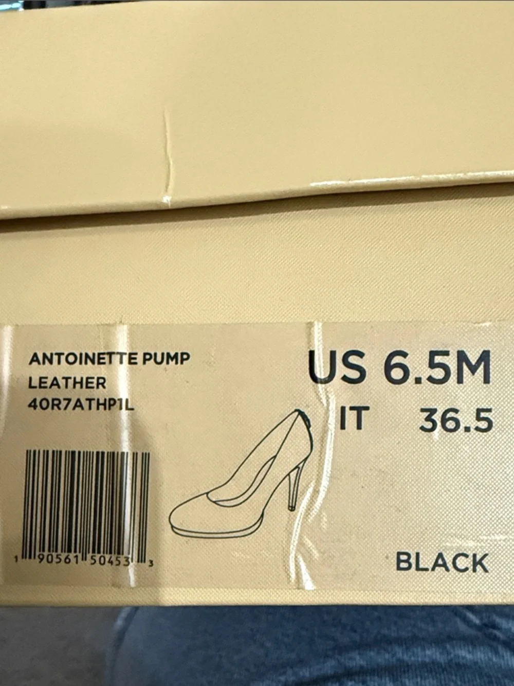 Michael Kors Black Leather High Heel Pumps with Gold Accent